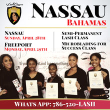 Load image into Gallery viewer, DEPOSIT for iLashQueen Semi-Permanent Eyelash Extension NASSAU CLASS
